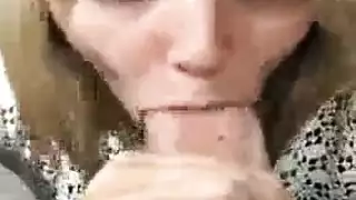 porn star sucks dick then takes a deep creampie